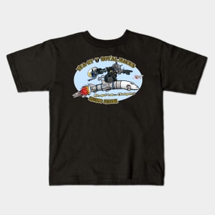 Royal Maces Rhino Nose Art Kids T-Shirt